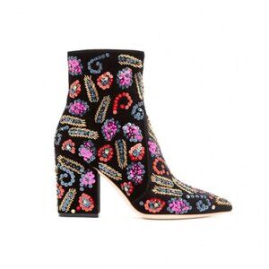 LOEFFLER RANDALL Isla Sequin Velvet Bootie